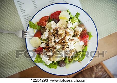 Traditional greek meal; Crete, Greece View Large Photo Image Stock Image - Traditional greek meal; Crete, Greece. Fotosearch