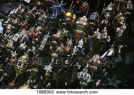 Traditional Moroccan Lanterns For Sale In A Market. View Large Photo Image Stock Image - Traditional Moroccan Lanterns For Sale In A Market.. Fotosearch