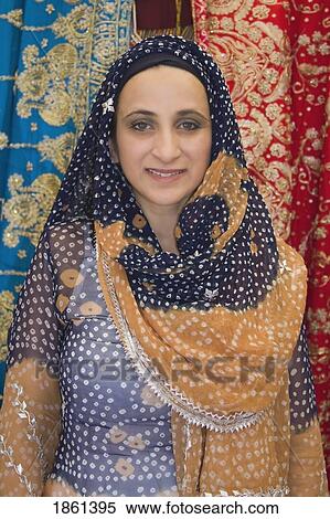 Stock Photography - Traditional Pakistani Dress, Asian Festival, Heritage Square & Science Park, Phoenix, Arizona, Usa. Fotosearch