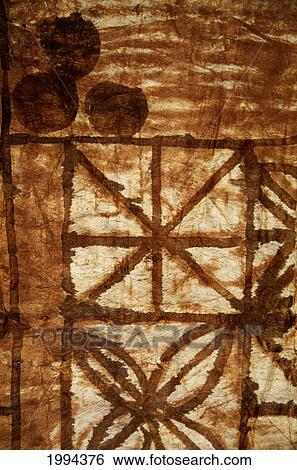 Traditional Polynesian Tapa, Hand Printed Paper Bark Cloth. View Large Photo Image Stock Photograph - Traditional Polynesian Tapa, Hand Printed Paper Bark Cloth.. Fotosearch