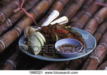 Stock Image - Traditional Thai Food, Close Up. Fotosearch