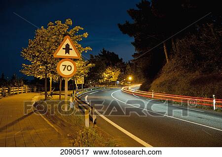 Traffic Lights Near Mutriku, Basque Country, Spain View Large Photo Image Stock Photo - Traffic Lights Near Mutriku, Basque Country, Spain. Fotosearch