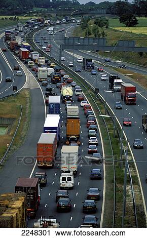 Stock Image - Traffic, UK. Fotosearch