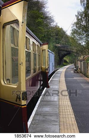 Train Stop; Yorkshire, England View Large Photo Image Picture - Train Stop; Yorkshire, England. Fotosearch