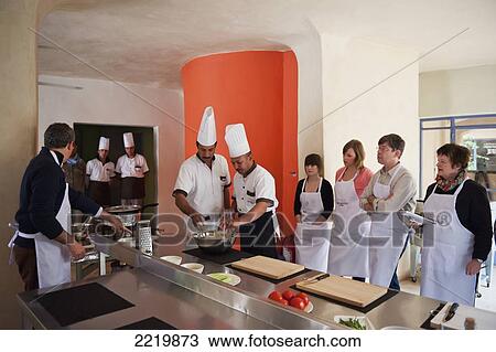 Training in commercial kitchen; Jordan View Large Photo Image Stock Image - Training in commercial kitchen; Jordan. Fotosearch