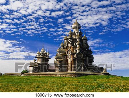 Transfiguration Cathedral On Kizhi Island View Large Photo Image Stock Photography - Transfiguration Cathedral On Kizhi Island. Fotosearch