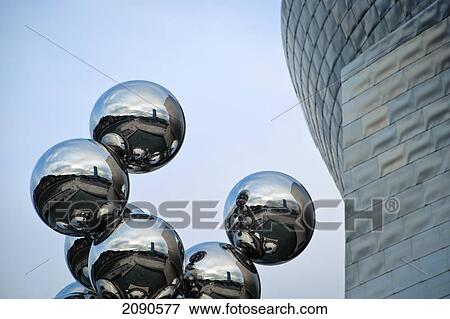 Tree Tall Sculpture In Front Of Guggenheim Museum, Bilbao, Basque Country, Spain View Large Photo Image Stock Photo - Tree Tall Sculpture In Front Of Guggenheim Museum, Bilbao, Basque Country, Spain. Fotosearch