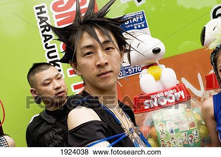 Trendy Guy In Harajuku View Large Photo Image Stock Photo - Trendy Guy In Harajuku. Fotosearch