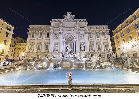 Trevi Fountain; Rome, Lazio, Italy View Large Photo Image Stock Photo - Trevi Fountain; Rome, Lazio, Italy. Fotosearch