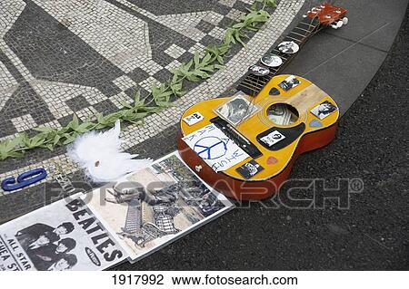 Stock Image - Tribute To John Lennon. Fotosearch