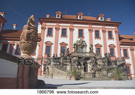 Troja Palace, Prague, Czech Republic View Large Photo Image Stock Photograph - Troja Palace, Prague, Czech Republic. Fotosearch