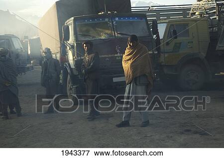 Truck Service Station Bamiyan In The Early Morning, Bamian Province, Afghanistan View Large Photo Image Stock Photo - Truck Service Station Bamiyan In The Early Morning, Bamian Province, Afghanistan. Fotosearch