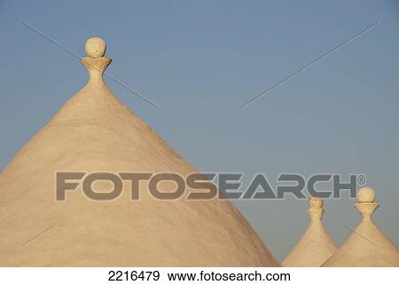 Stock Photo - Trulli Roofs In Puglia, Italy, Europe. Fotosearch