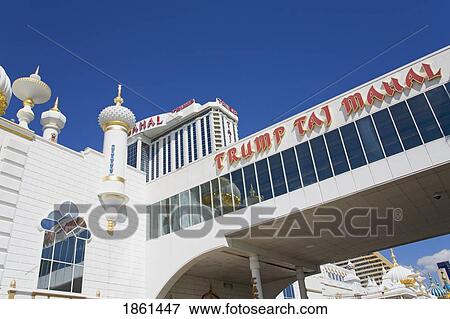 Trump Taj Mahal Casino, Atlantic City, New Jersey, Usa View Large Photo Image Stock Photo - Trump Taj Mahal Casino, Atlantic City, New Jersey, Usa. Fotosearch