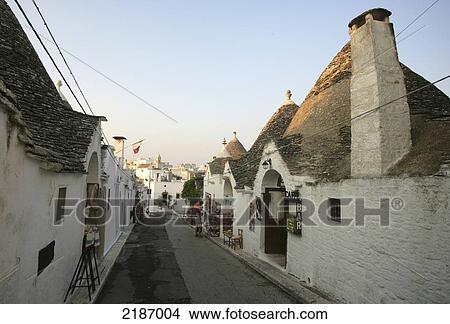 Picture - Ttulli Houses In Alberobello Apulia Italy. Fotosearch