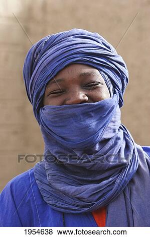 Stock Photo - Tuareg man, Timbuktu, Mali. Fotosearch
