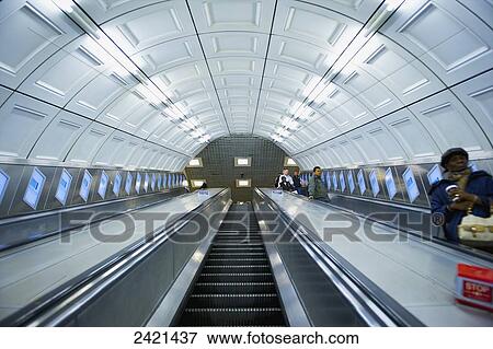 Stock Photo - Tube station; London, England. Fotosearch