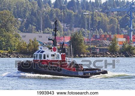 Tug Boat Dock On The Fraser River, New Westminster, British Columbia, Canada View Large Photo Image Stock Image - Tug Boat Dock On The Fraser River, New Westminster, British Columbia, Canada. Fotosearch