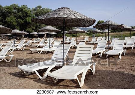 Turkey, Beach Chairs And Umbrellas At Cleopatra Beach; Gokava Gulf View Large Photo Image Stock Photo - Turkey, Beach Chairs And Umbrellas At Cleopatra Beach; Gokava Gulf. Fotosearch