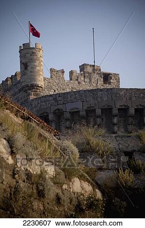 Stock Photo - Turkey, Bodrum Castle; Bodrum. Fotosearch