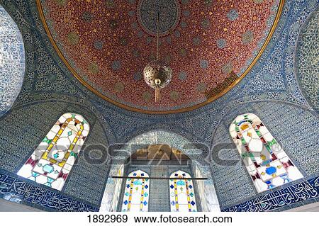 Turkey, Detail of domed ceiling of Tokapi Palace; Istanbul View Large Photo Image Stock Photo - Turkey, Detail of domed ceiling of Tokapi Palace; Istanbul. Fotosearch