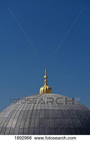 Stock Photograph - Turkey, Detail of domed roof of Hagia Sofia; Istanbul. Fotosearch