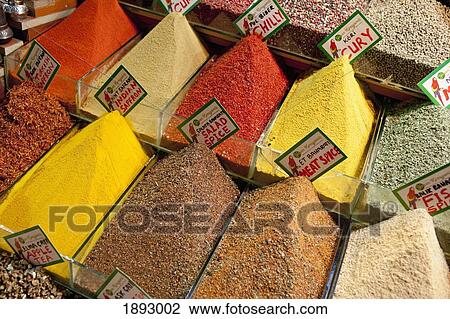 Turkey, Eminonu; Istanbul, Spice Shop in Egyptian Bazaar View Large Photo Image Stock Image - Turkey, Eminonu; Istanbul, Spice Shop in Egyptian Bazaar. Fotosearch