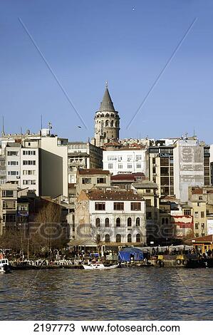 Turkey, Galata Tower And Beyoglu; Istanbul View Large Photo Image Stock Image - Turkey, Galata Tower And Beyoglu; Istanbul. Fotosearch