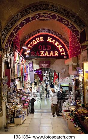 Turkey, Indoor Market; Istanbul View Large Photo Image Picture - Turkey, Indoor Market; Istanbul. Fotosearch