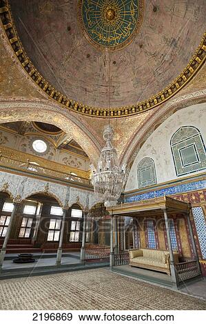 Stock Photo - Turkey, Inside Harem of Topkapi Palace; Istanbul. Fotosearch