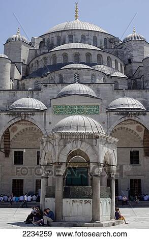 Stock Photo - Turkey, Istanbul, Blue Mosque; Sultanahmet. Fotosearch