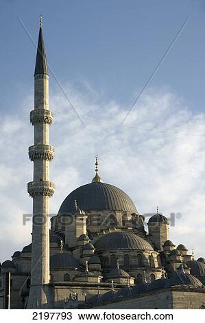 Turkey, Istanbul, Exterior Of Mosque Yeni Camii(1597); Eminonou View Large Photo Image Stock Image - Turkey, Istanbul, Exterior Of Mosque Yeni Camii(1597); Eminonou. Fotosearch