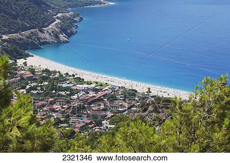 Turkey, Mugla Province, Oludeniz, Beachside resort View Large Photo Image Stock Photograph - Turkey, Mugla Province, Oludeniz, Beachside resort. Fotosearch