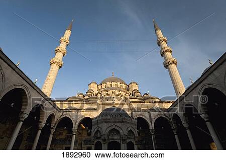 Turkey, New Mosque; Istanbul View Large Photo Image Stock Image - Turkey, New Mosque; Istanbul. Fotosearch