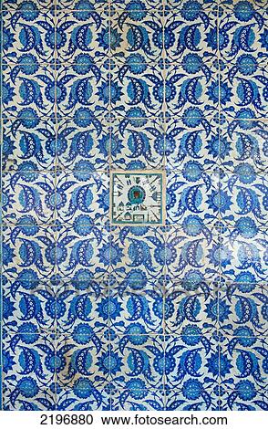 Turkey, on wall of Rustem Pasa mosque; Istanbul, Detail of blue tiling showing basic map with mecca at centre View Large Photo Image Stock Image - Turkey, on wall of Rustem Pasa mosque; Istanbul, Detail of blue tiling showing basic map with mecca at centre. Fotosearch