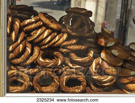 Turkey, Pretzels for sale; Istanbul View Large Photo Image Picture - Turkey, Pretzels for sale; Istanbul. Fotosearch
