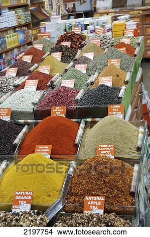 Picture - Turkey, Spice Bazaar; Istanbul. Fotosearch
