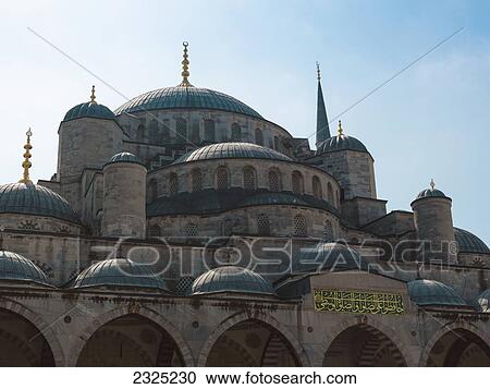 Stock Image - Turkey, Sultan Ahmet mosque; Istanbul. Fotosearch