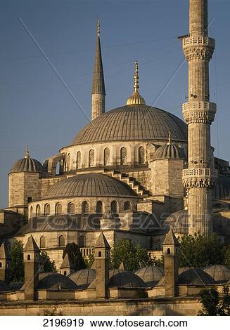 Turkey, The Sultanahmet or Blue Mosque at dawn; Istanbul View Large Photo Image Stock Photo - Turkey, The Sultanahmet or Blue Mosque at dawn; Istanbul. Fotosearch