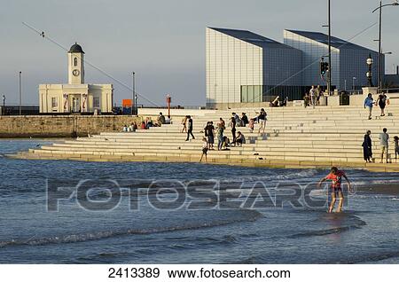 Turner Contemporary art gallery; Margate, Kent, England View Large Photo Image Stock Photo - Turner Contemporary art gallery; Margate, Kent, England. Fotosearch