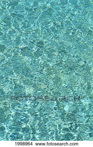 Picture - Turquoise Water Reflections B1459. Fotosearch