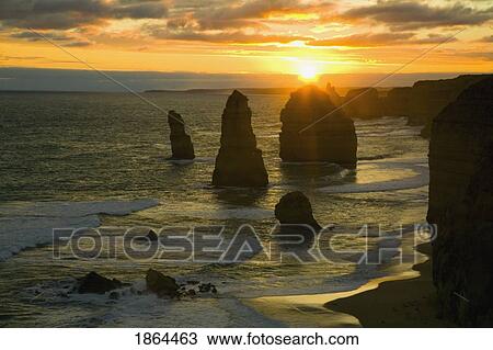 Twelve Apostles, Port Campbell, Victoria, Australia; Port Campbell, Victoria, Australia View Large Photo Image Stock Image - Twelve Apostles, Port Campbell, Victoria, Australia; Port Campbell, Victoria, Australia. Fotosearch