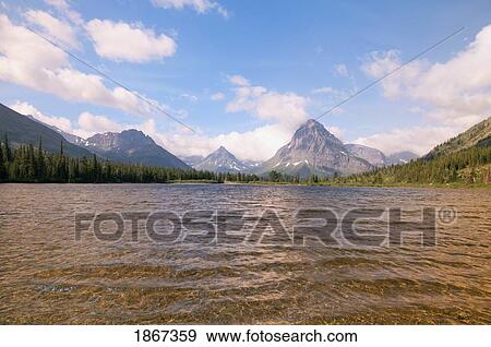 Two Medicine Lake, Glacier National Park, Montana, Usa View Large Photo Image Stock Photo - Two Medicine Lake, Glacier National Park, Montana, Usa. Fotosearch