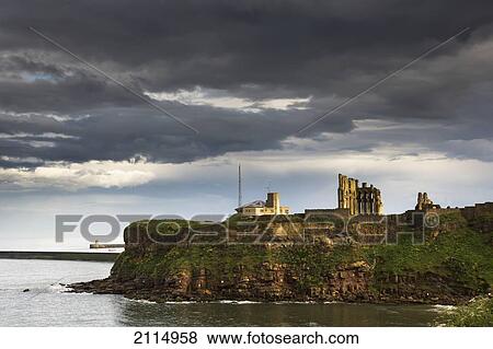 Tynemouth Priory; Tynemouth Northumberland England View Large Photo Image Stock Photo - Tynemouth Priory; Tynemouth Northumberland England. Fotosearch