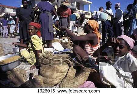 Typical Market Scene In Hinche View Large Photo Image Stock Photography - Typical Market Scene In Hinche. Fotosearch