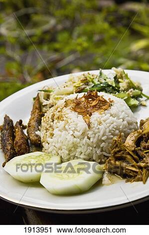 Stock Image - Typical Rice Dish. Fotosearch