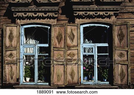 Typical Siberian Architecture View Large Photo Image Stock Image - Typical Siberian Architecture. Fotosearch