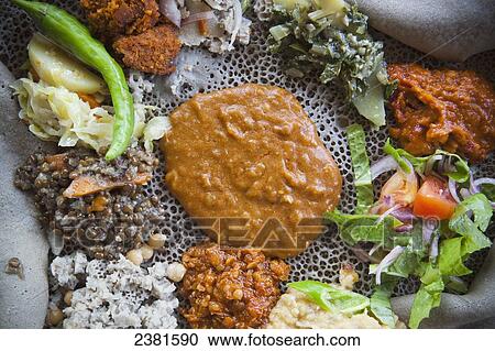 Typical traditional Ethiopian food, Injera and Wat; Ethiopia View Large Photo Image Stock Image - Typical traditional Ethiopian food, Injera and Wat; Ethiopia. Fotosearch