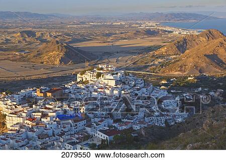 Typical White Village; Mojacar Almeria Province Spain View Large Photo Image Stock Image - Typical White Village; Mojacar Almeria Province Spain. Fotosearch
