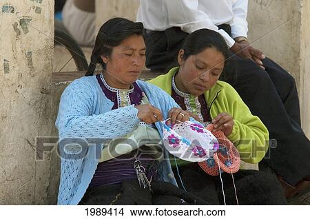 Tzotzil Maya Woman Making Embroideries, San Cristobal De Las Casas, Chiapas, Mexico View Large Photo Image Picture - Tzotzil Maya Woman Making Embroideries, San Cristobal De Las Casas, Chiapas, Mexico. Fotosearch